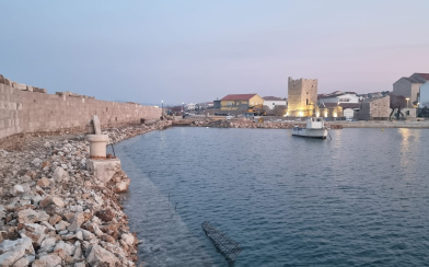 Sanacija glavnog lukobrana i gata u luci Ražanac
